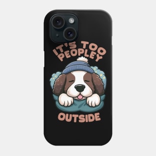 Too Peopley Dog Phone Case