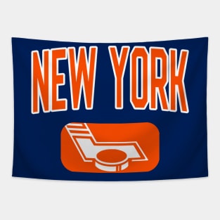 New York (I) Hockey (Blue) Tapestry