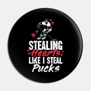 Stealing hearts like I steal pucks Pin