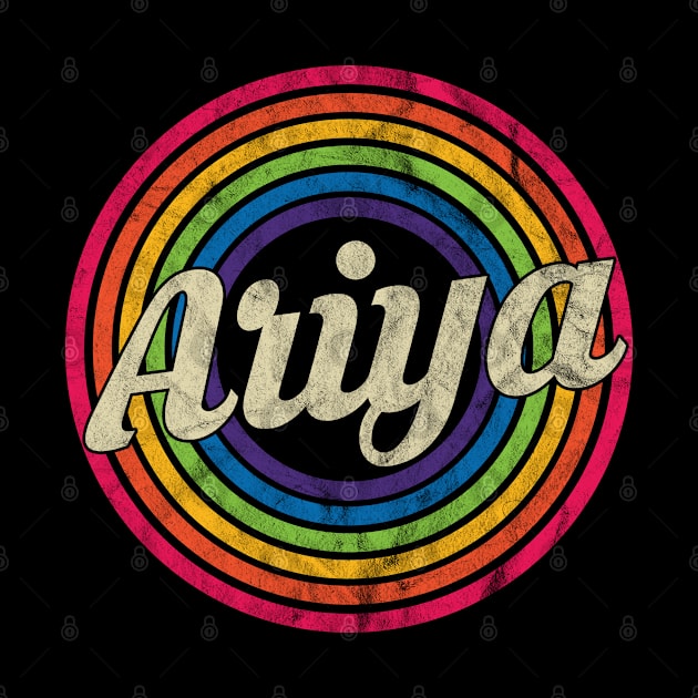 Ariya - Retro Rainbow Faded-Style by MaydenArt