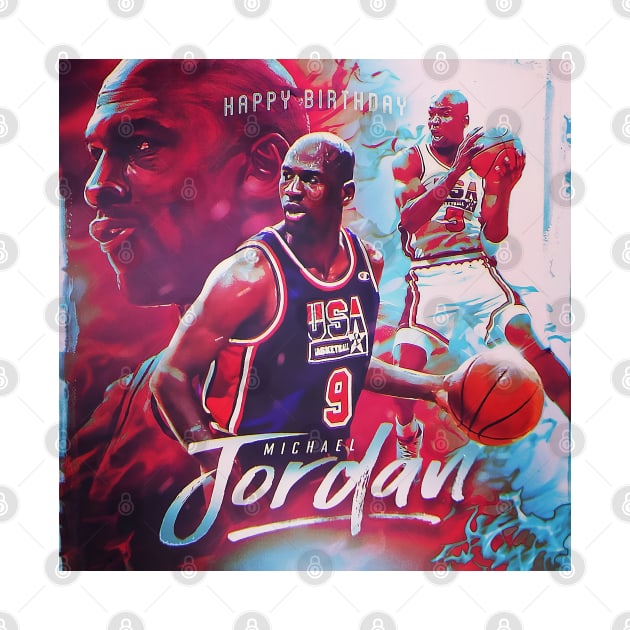 BASKETBALLART - HAPPY BIRTHDAY JORDAN by JORDAN-ART23