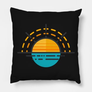 Retro Sunrise Pillow