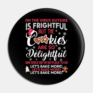 Ugly Christmas Sweater For Cooking Addicts Pin