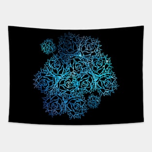 Blue Roses of Galaxy Tapestry