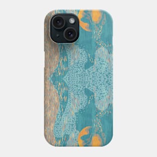 Echos of the sun in the ocean Phone Case