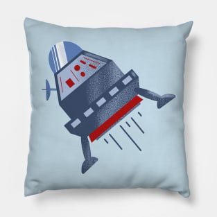 Retro Moon Lander Pillow