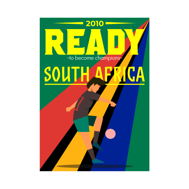 World Cup 2010 South Africa Artwork by digambarin