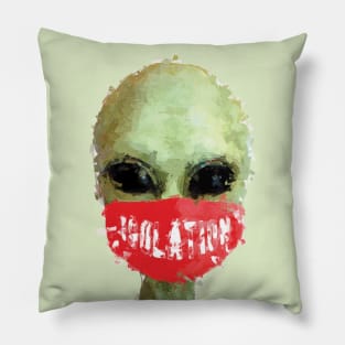 Alien quarantined Pillow