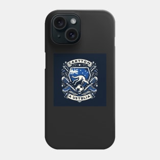 Blazing Blue Spirit: The Essence of Carlton Blues Phone Case