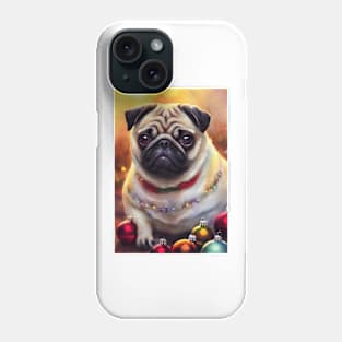 Watercolor pug Phone Case