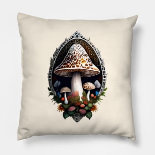 Mushroom Pendant Pillow