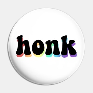 honk - pastel rainbow edition Pin