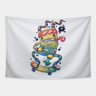 Hipster monster Tapestry