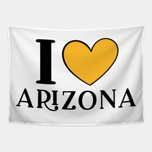 I Love Arizona State Tapestry