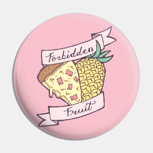 Romantic Forbidden Fruit Pineapple Pizza Pin