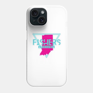 Fishers Indiana Retro Vintage Triangle IN Phone Case
