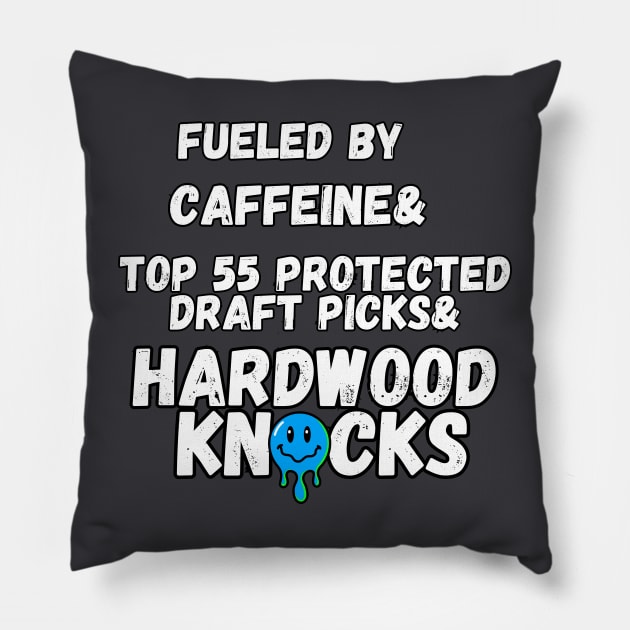 Top 55 Protected Draft Picks Pillow by hardwoodknocks