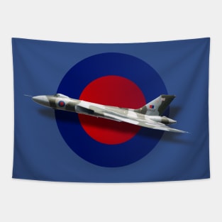 Vulcan Bomber in RAF Roundel Tapestry