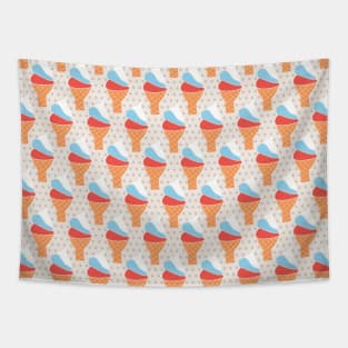 Vintage Soft  Ice Cream Cones Tapestry