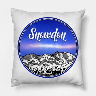 Mount Snowdon Wales Pillow