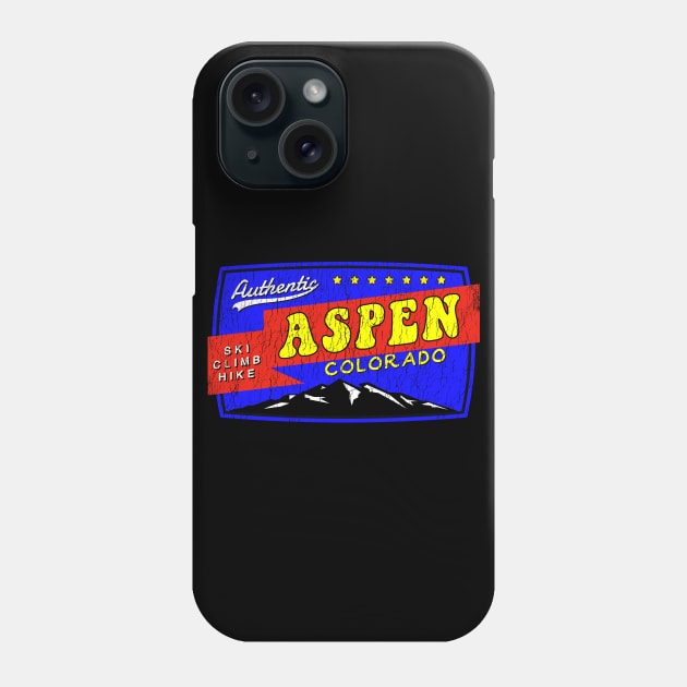 Skiing Aspen Colorado Ski Snowboarding Phone Case by heybert00