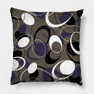 Retro 60s Ovals Pillow