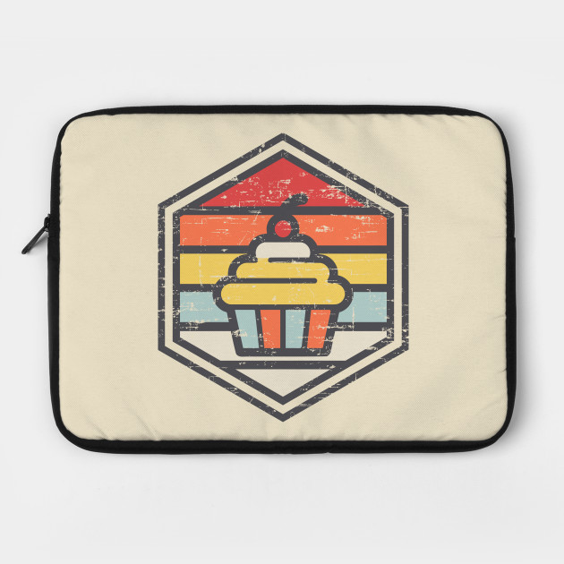 Retro Badge Cupcake Light