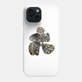 Zebra Prop Flower Phone Case