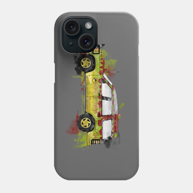 Jurassic Explorer Car Phone Case by Jurassic Merch