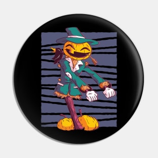 PUMPKIN SCARECROW FLOSS DANCING FUNNY HALLOWEEN Pin