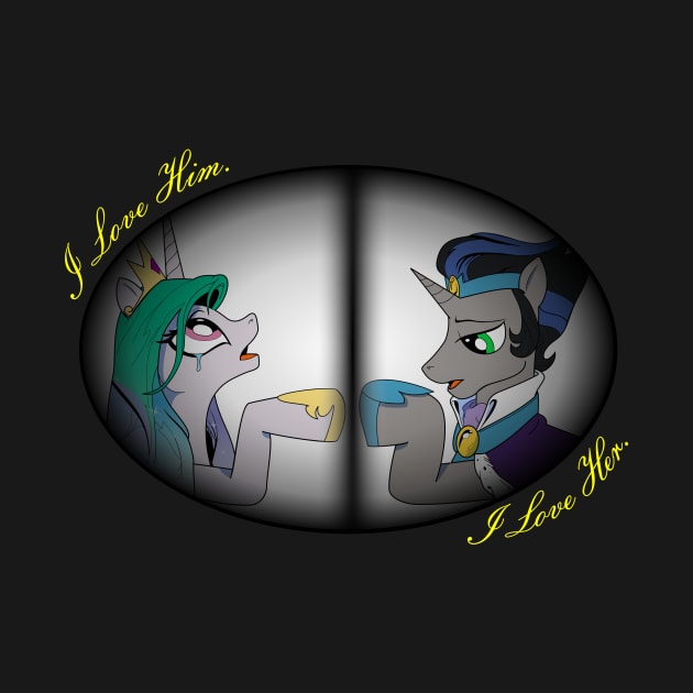 Love in a Different World- Celestia and Sombra (1 orb) by Ed's Craftworks