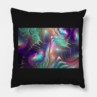 Nacreous labyrinth Pillow