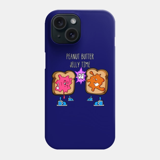 Peanut Butter & Jelly Besties Phone Case by Art by Nabes