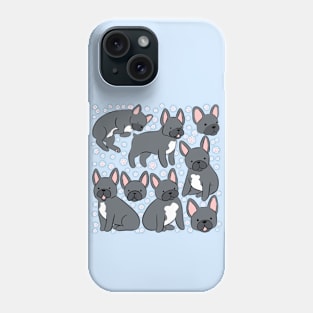 french bulldog illustration Phone Case