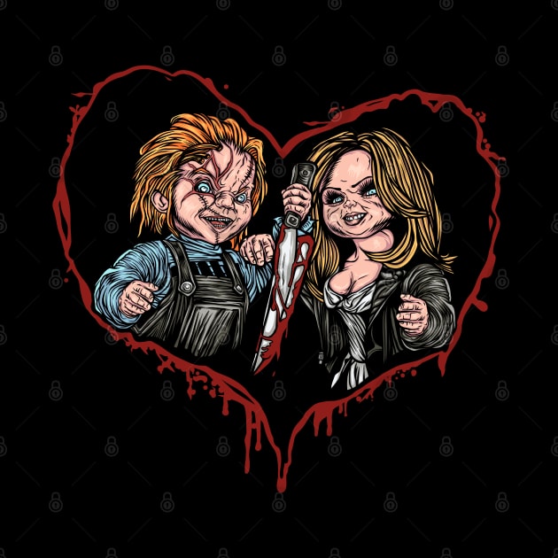 Chucky and Tiffany by Mikeywear Apparel