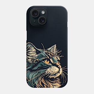 Purrfect Cat Face Cute Funny Lover Phone Case
