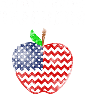 America Needs Teachers American Flag Back To School Gift Magnet