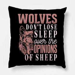 wolves sheep Pillow