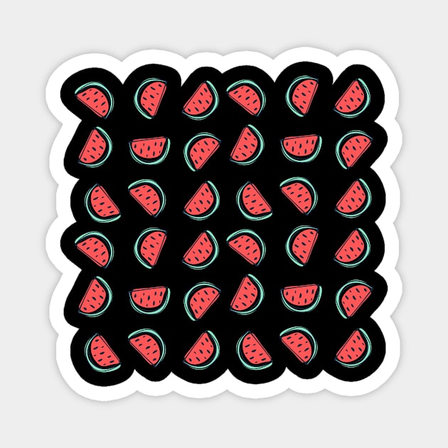 Watermelon Pattern Magnet by The WYLD Tribe