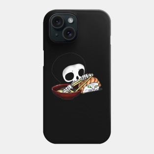 Grim reaper sushi cat Phone Case