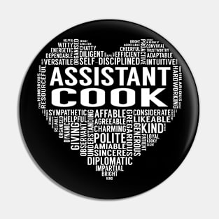 Assistant Cook Heart Pin