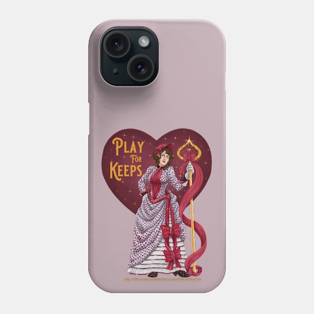 The Queen of Hearts Phone Case by SillWill Studios