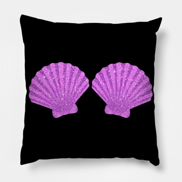 Mermaid Shell Bra - Mermaid Sea Shell Bra Costume Tops Pillow by nzbworld