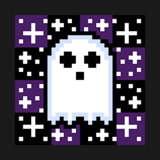 Pixel Ghost (32 by 32) by JadedOddity