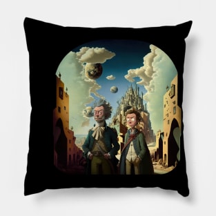 Richard and Mortimer, a Dapper Duo v2 (no text) Pillow