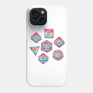 Pansexual Pride Dice Set Phone Case