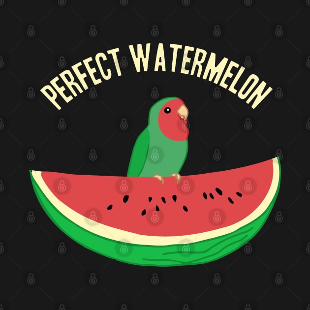 perfect watermelon lovebird by FandomizedRose