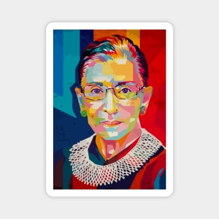 Ruth Bader Ginsburg Art Magnet