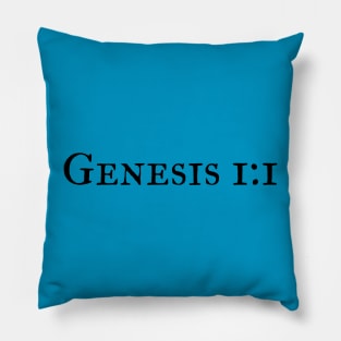 In the beginning bible verse Pillow