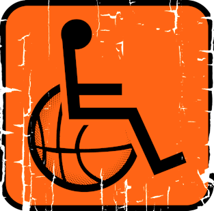 Handi-Capable Basketball Logo Magnet